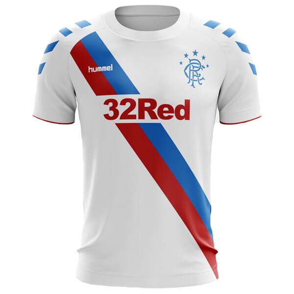 Camiseta Rangers Segunda equipo 2018-19 Blanco
